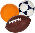 Hasbro Nerf Mini Foam Sports Multi Pack with Basketball, Soccer Ball, and Football - HSB26306 - image 1