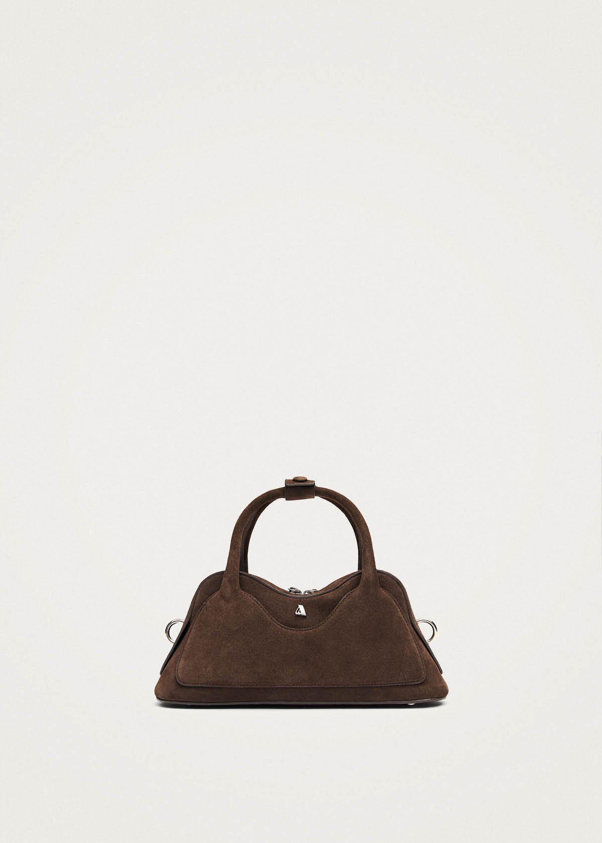 Hilma Mini-Tasche aus braunem Wildleder