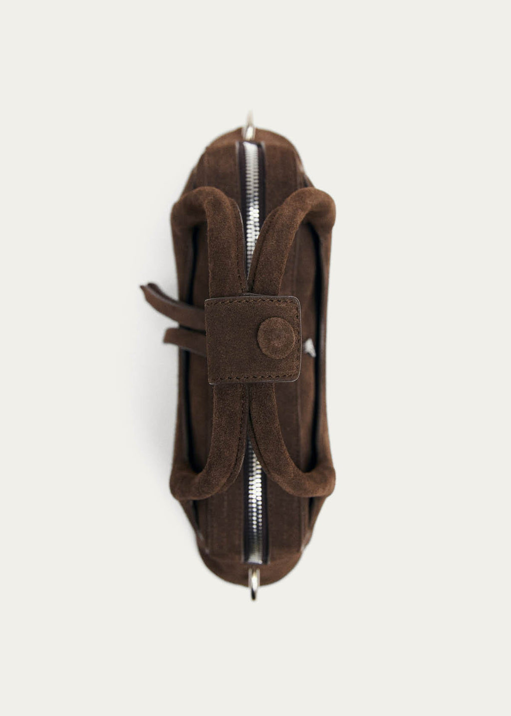 Hilma Mini-Tasche aus braunem Wildleder