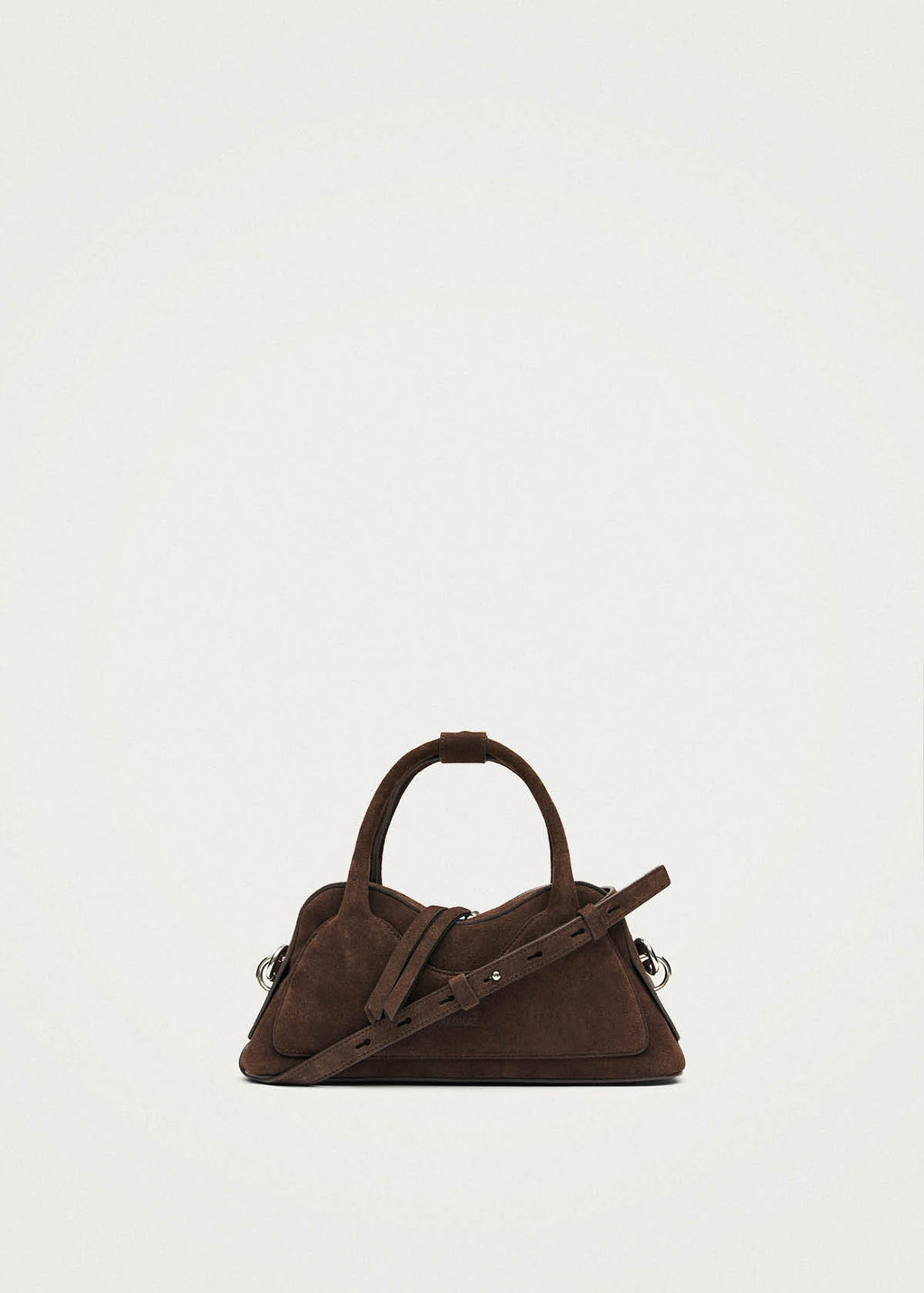 Hilma Mini-Tasche aus braunem Wildleder