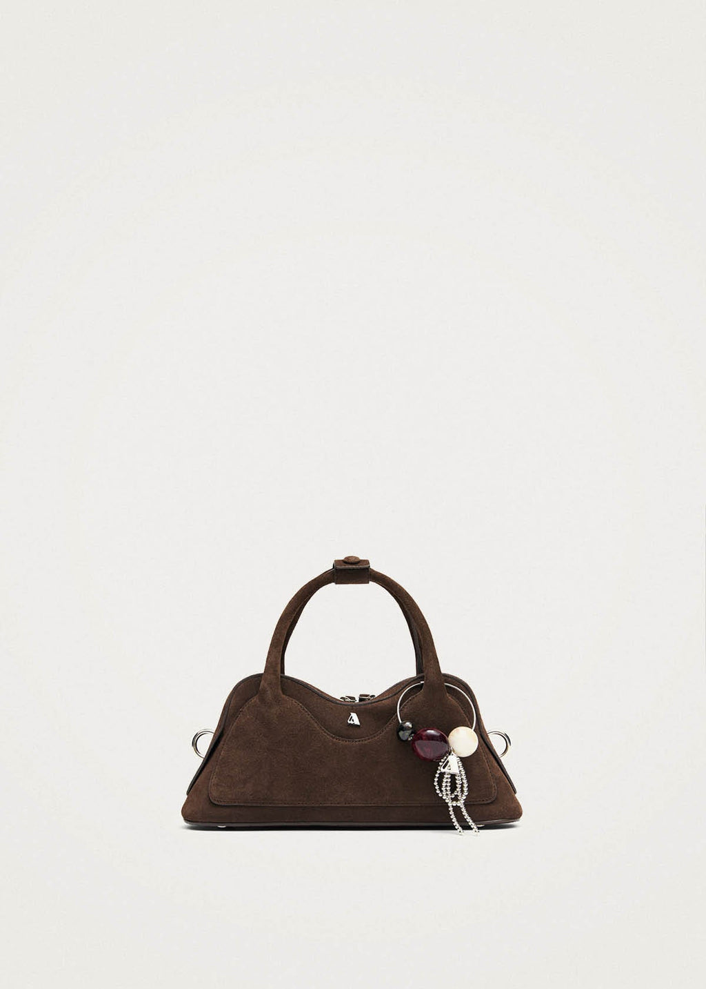 Hilma Mini-Tasche aus braunem Wildleder