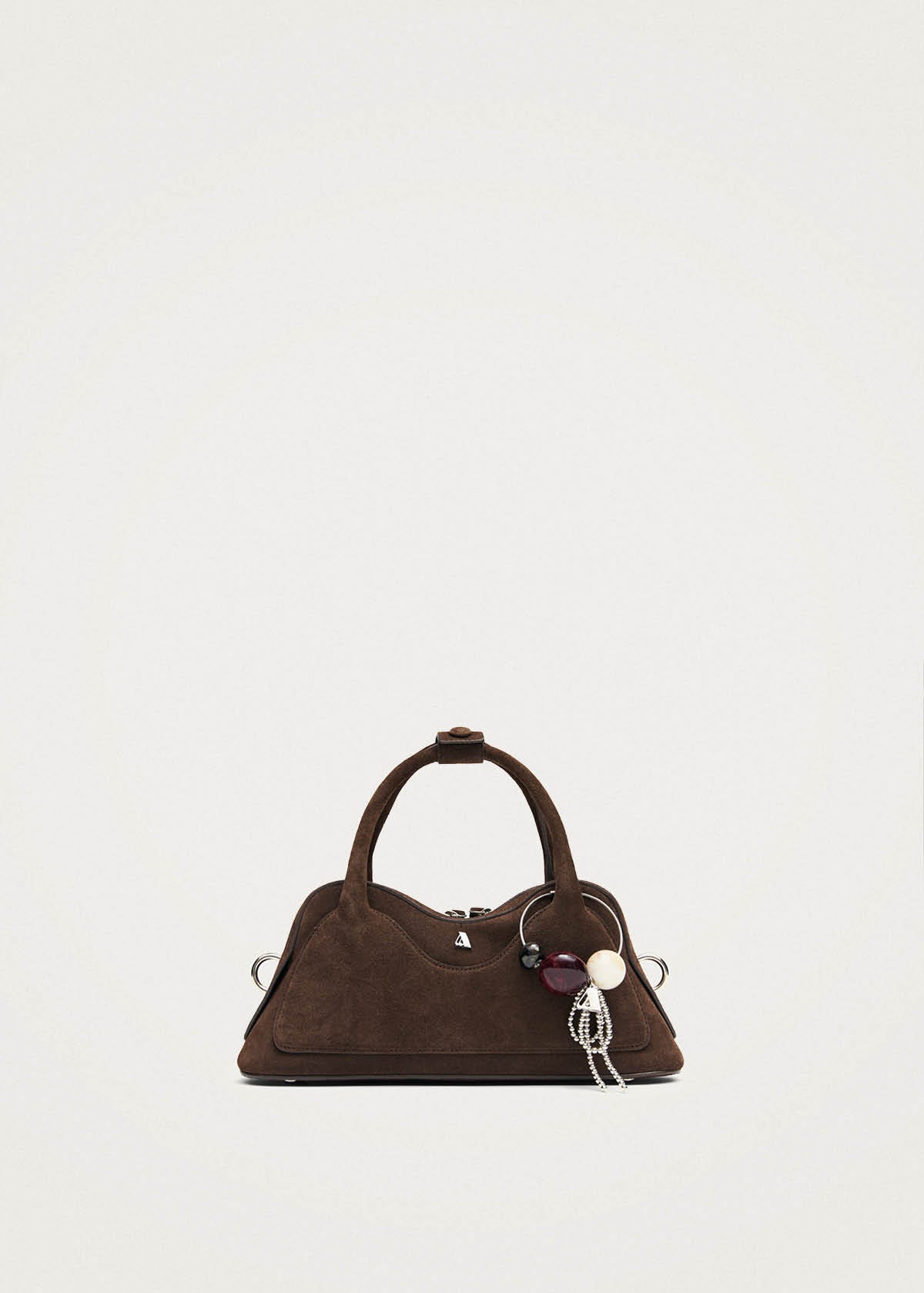 Hilma Mini-Tasche aus braunem Wildleder