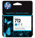 HP 712 29ml DesignJet Ink Cartridge in Cyan - 3ED67A - image 1