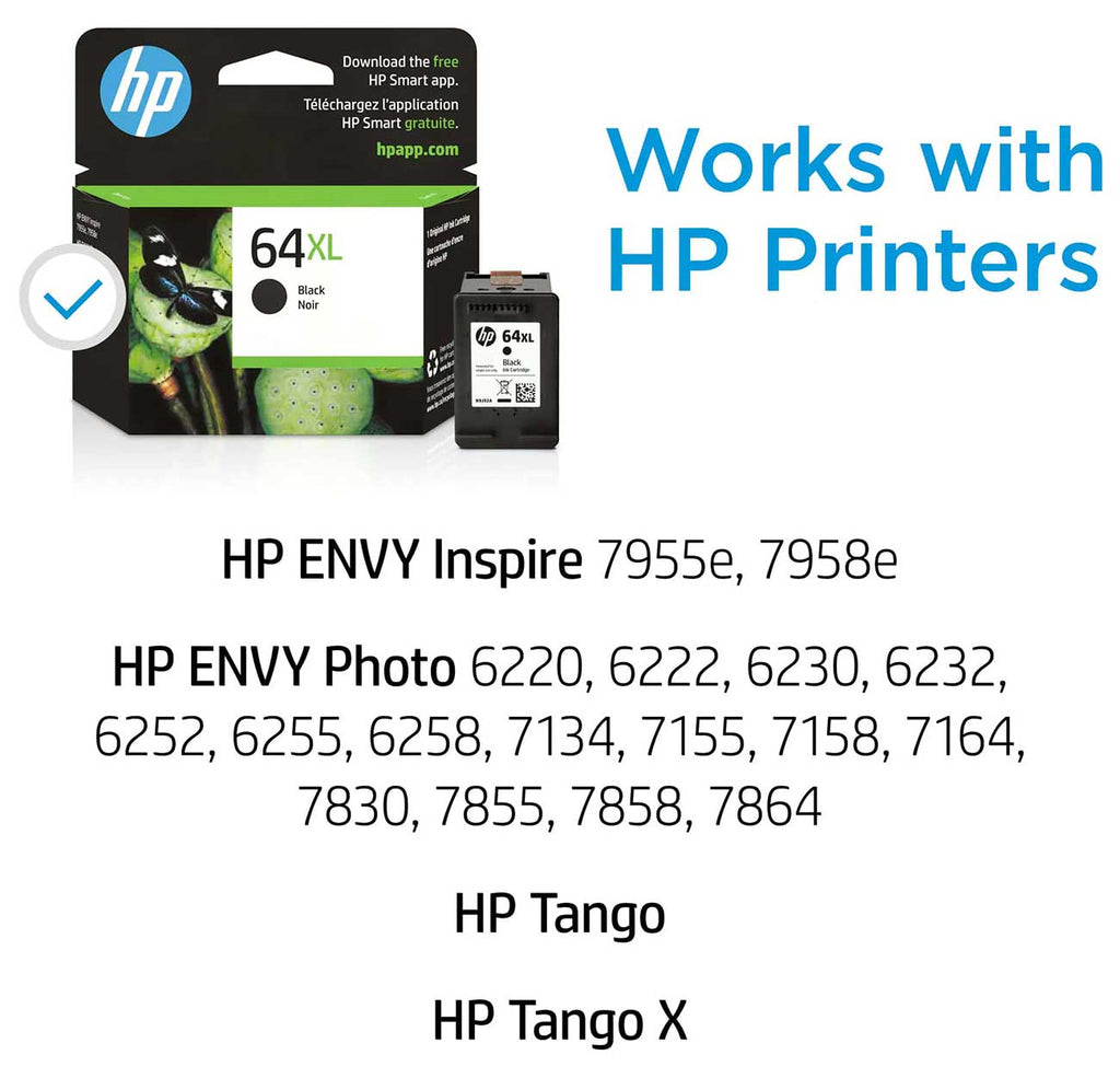 HP 64XL Original Ink Cartridge in Black - N9J92AN/140 - image 2