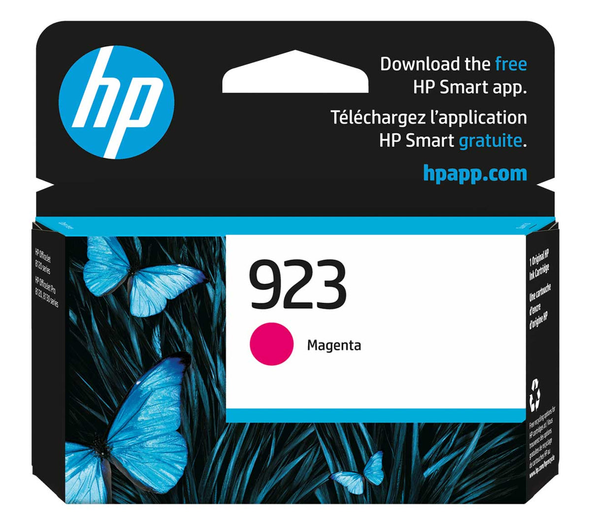 HP 923 Original Ink Cartridge in Magenta - 4K0T1LN - image 1
