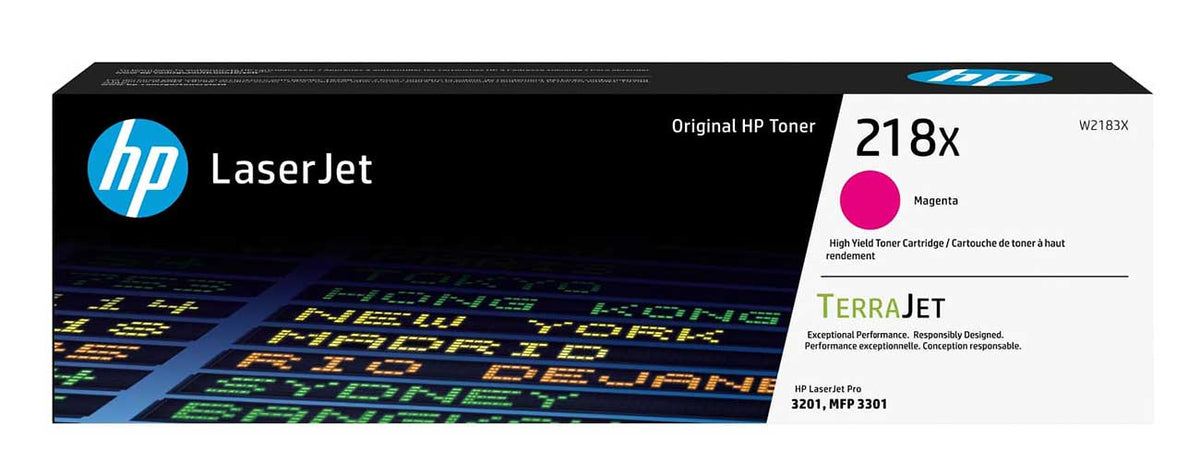 HP 218X High Yield Original LaserJet Toner Cartridge in Magenta - W2183X - image 1