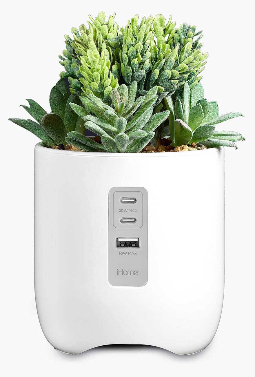 iHome Faux Succulent Charging Station - IPP45 - image 1