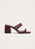 Indiana bordeauxrode leren sandalen