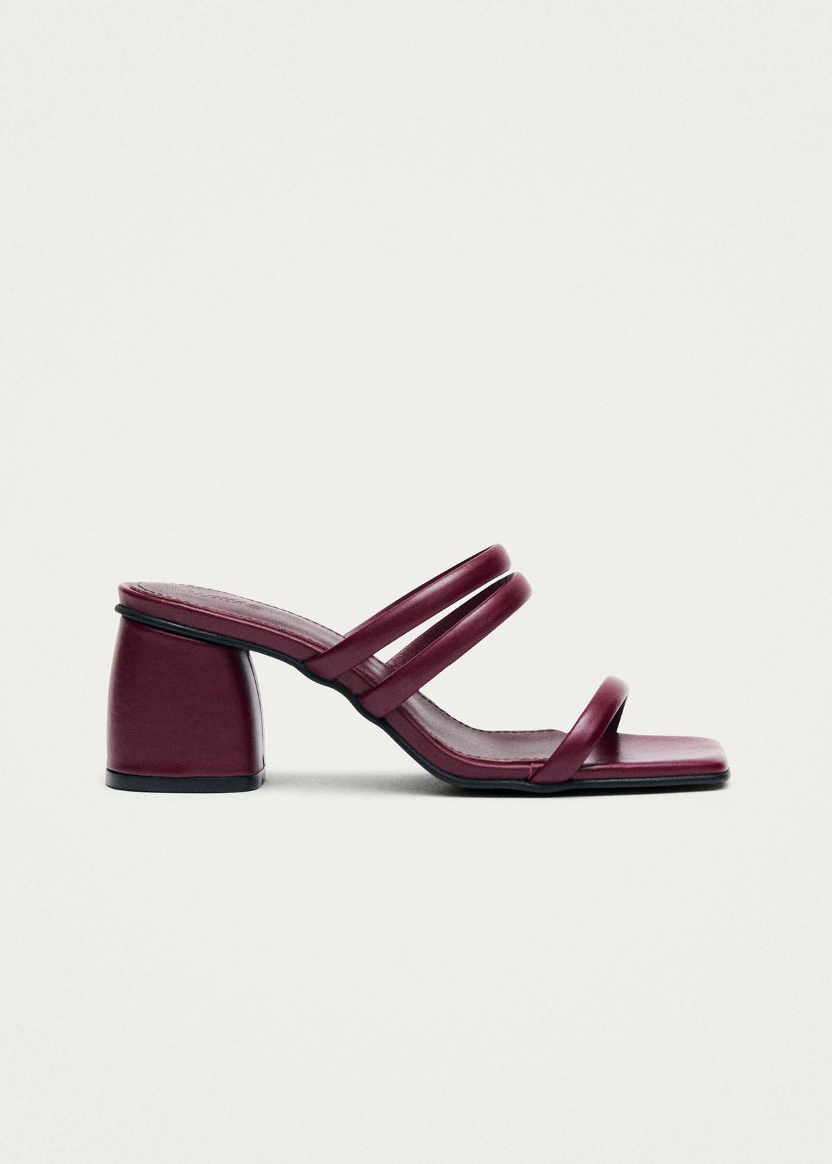 Indiana bordeauxrode leren sandalen