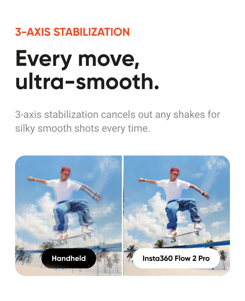 Insta360 Flow 2 Pro Gimbal Creator Bundle in White - CINSABQB_FLOW205 - image 11
