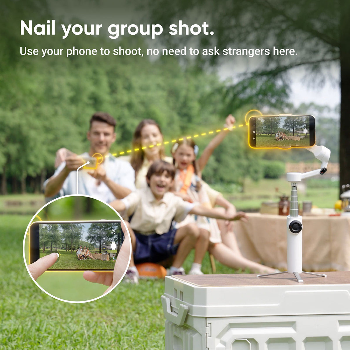 Insta360 Flow 2 Gimbal in Summit White - CINSABQA_FLOW2LITE01 - image 8