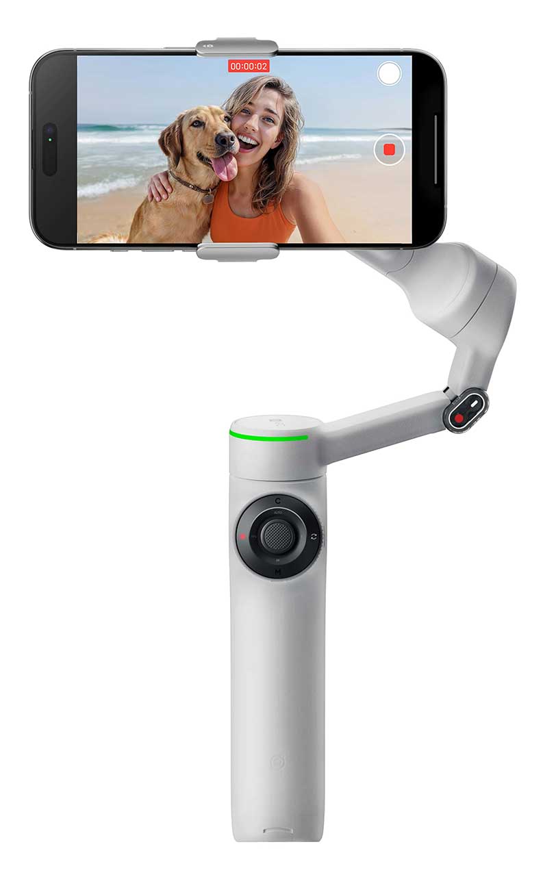 Insta360 Flow 2 Pro Gimbal in Stone Grey - CINSABQB_FLOW203 - image 1
