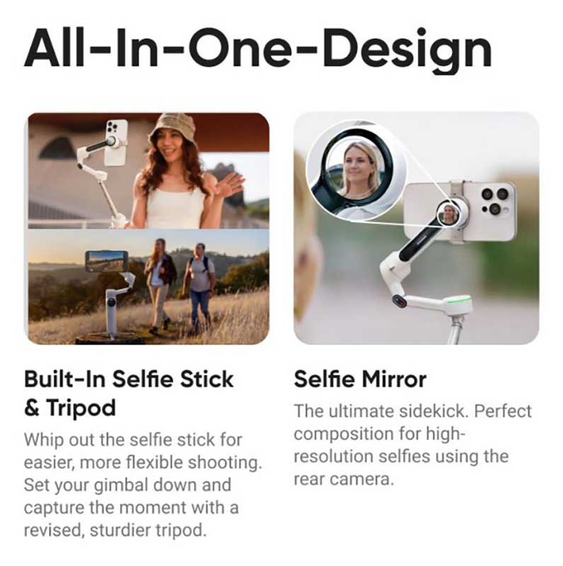 Insta360 Flow 2 Pro Gimbal Creator Bundle in Stone Grey - CINSABQB_FLOW208 - image 10