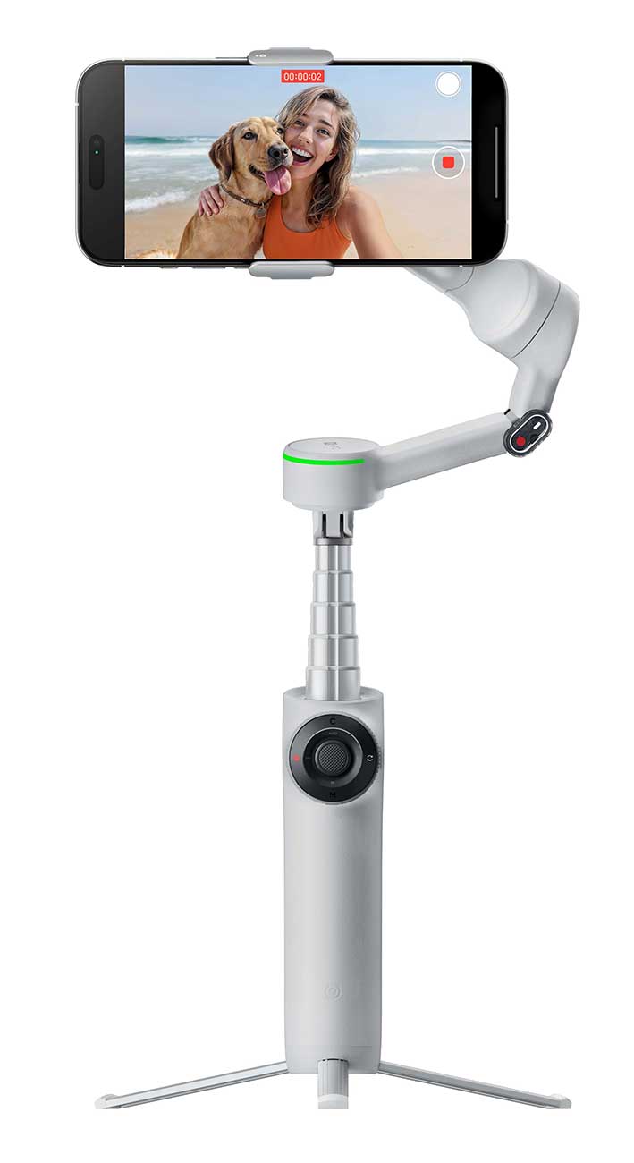 Insta360 Flow 2 Pro Gimbal Creator Bundle in Stone Grey - CINSABQB_FLOW208 - image 6