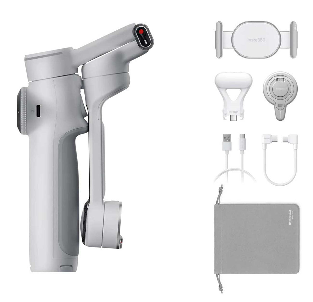 Insta360 Flow 2 Pro Gimbal Creator Bundle in Stone Grey - CINSABQB_FLOW208 - image 1