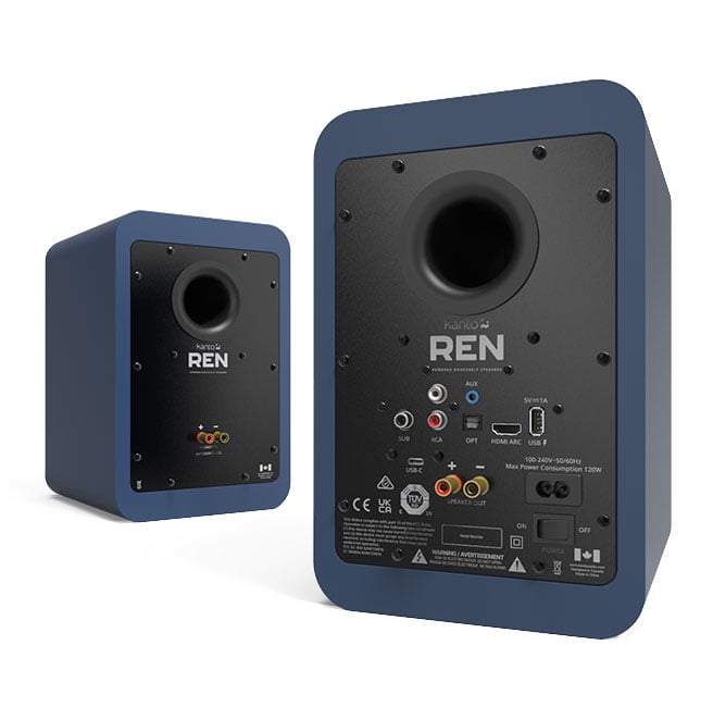 Kanto REN Bookshelf Speakers in Matte Blue (Pair) - RENMU - image 2