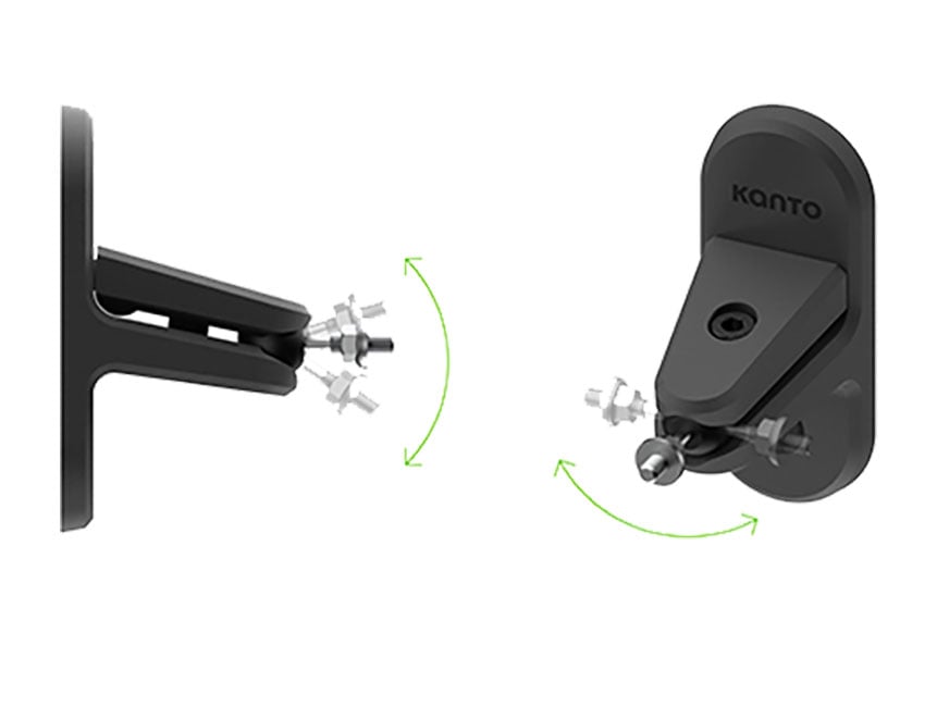 Kanto SPW3 Universal Speaker Wall Mount in Black (Pair) - SPW3 - image 3