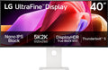LG UltraFine evo 40-Inch 5K2K WUHD Nano IPS Black Monitor with Thunderbolt 5 - 40U990A-W - image 1