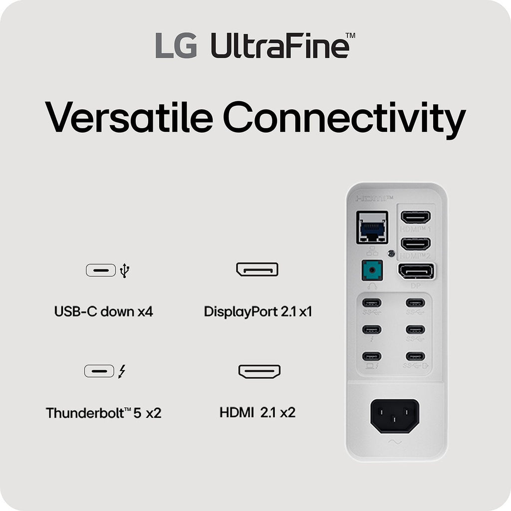 LG UltraFine evo 40-Inch 5K2K WUHD Nano IPS Black Monitor with Thunderbolt 5 - 40U990A-W - image 11
