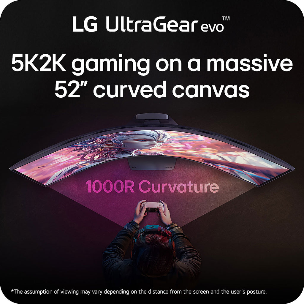 LG UltraGear evo 52-Inch Curved Gaming Monitor 5K2K WUHD 240Hz 1ms 1000R in Black - 52G930B-B - image 9