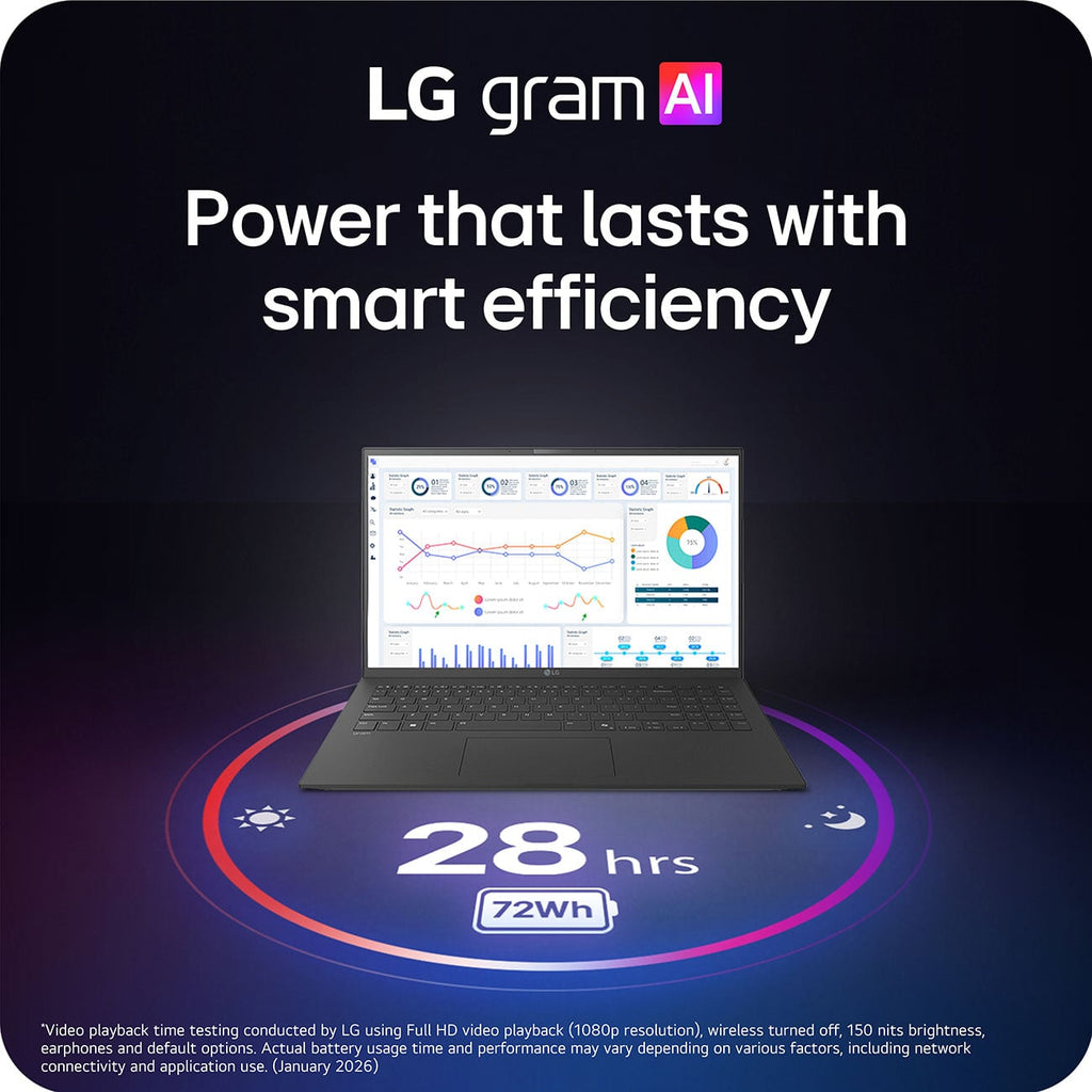 LG gram Copilot+ PC Laptop 15.6-Inch AMD Ryzen AI 7 450 32GB RAM 1TB SSD in Black - 15Z95U-G.AU87U1 - image 8