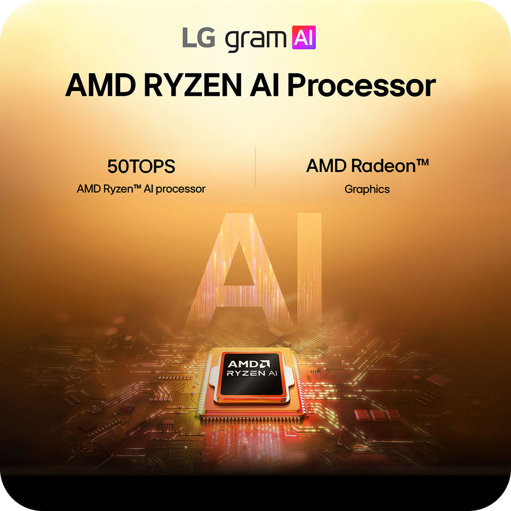 LG gram 15.6-Inch Copilot+ PC Laptop AMD Ryzen AI 7 450 16GB RAM 512GB SSD in Silver - 15Z95U-H.AU74U1 - image 9