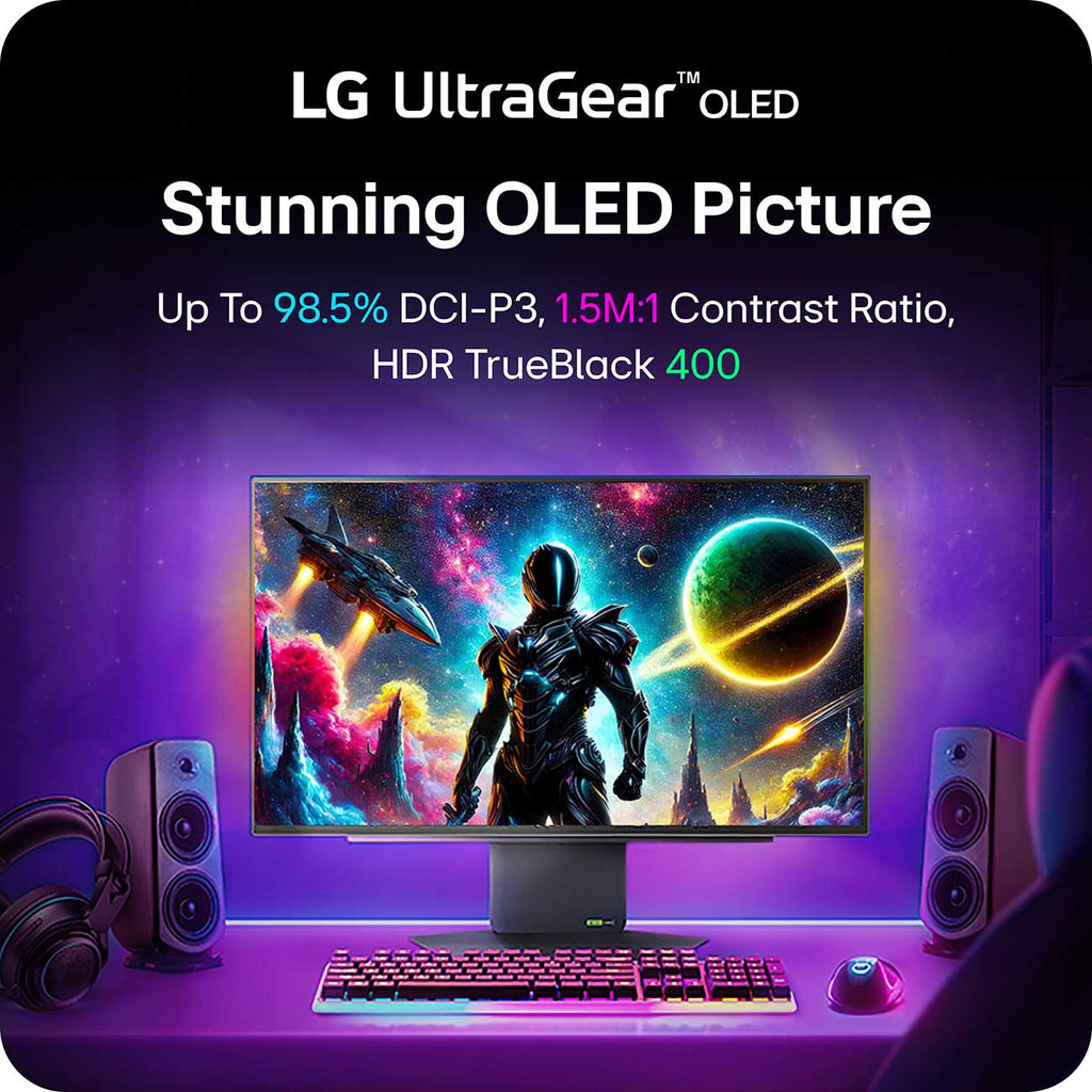 LG UltraGear OLED Gaming Monitor 27-Inch QHD 480Hz 0.03ms with G-Sync in Black - 27GX790A-B - image 13