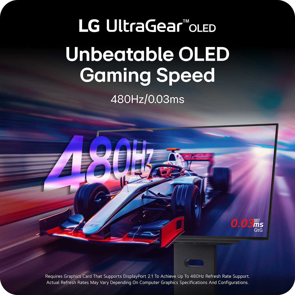 LG UltraGear OLED Gaming Monitor 27-Inch QHD 480Hz 0.03ms with G-Sync in Black - 27GX790A-B - image 16