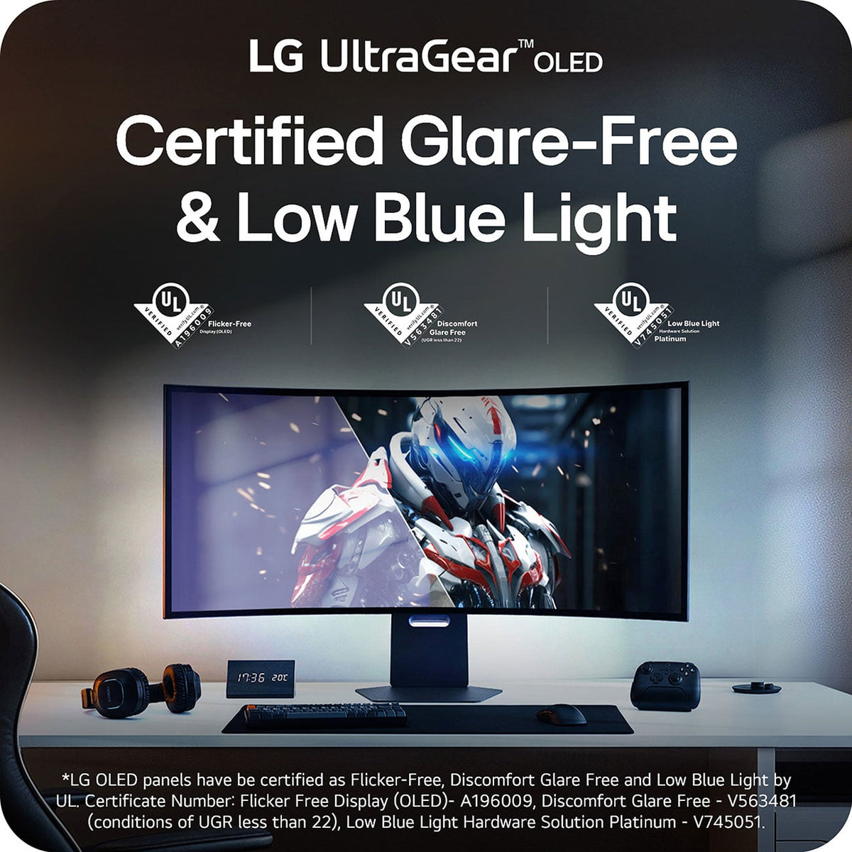 LG UltraGear Gaming Monitor 45-Inch OLED 5K2K 330Hz 0.03ms G-Sync in Black - 45GX950A-B - image 10