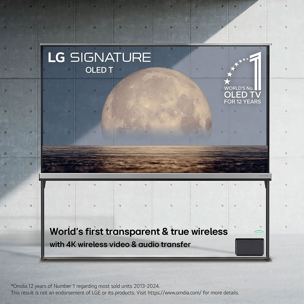 LG SIGNATURE OLED T TV 77-Inch Transparent 4K Smart with True Wireless Video and Audio - OLED77T4PUA - image 2