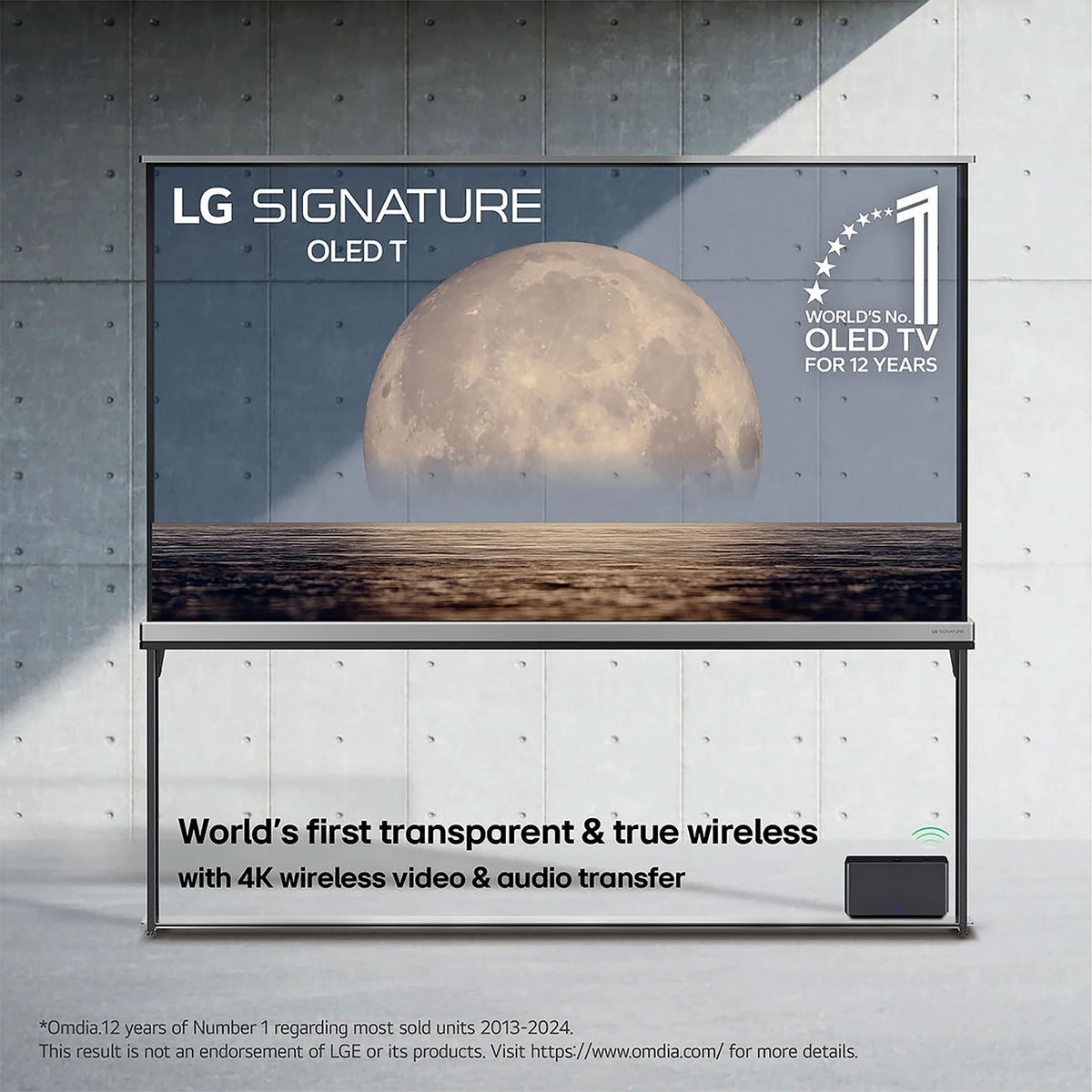 LG SIGNATURE OLED T TV 77-Inch Transparent 4K Smart with True Wireless Video and Audio - OLED77T4PUA - image 2