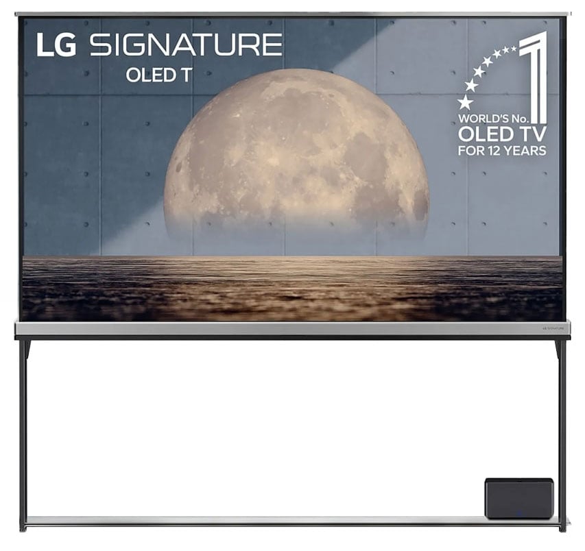 LG SIGNATURE OLED T TV 77-Inch Transparent 4K Smart with True Wireless Video and Audio - OLED77T4PUA - image 1