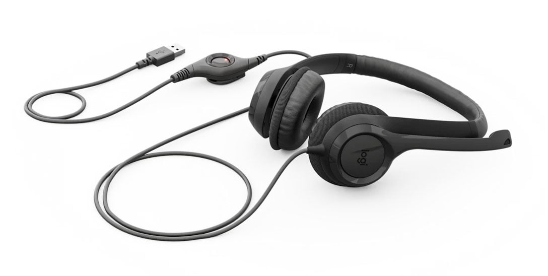 Logitech ClearChat Comfort USB Black Headset - 981-000014 - image 4
