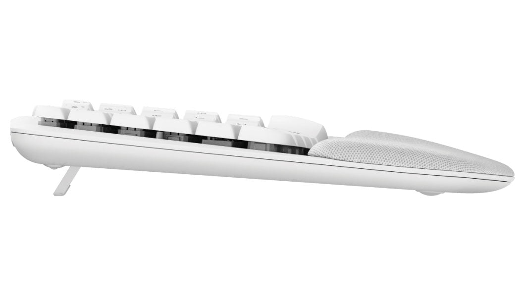 Logitech Wave Keys Wireless Keyboard Ergonomic for Mac in White - 920-012402 - image 4