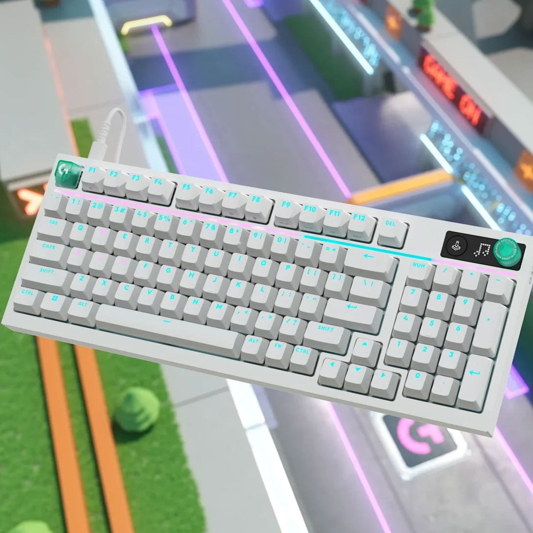 Logitech G316 X 98% Wired Linear Gaming Keyboard in White - 920-014239 - image 6
