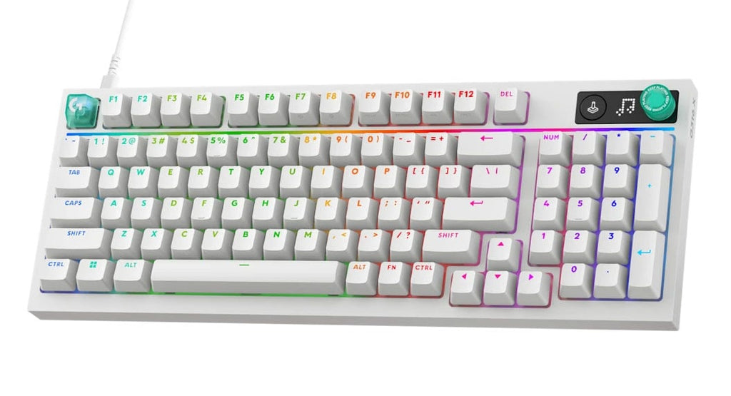 Logitech G316 X 98% Wired Tactile Gaming Keyboard in White - 920-014226 - image 2