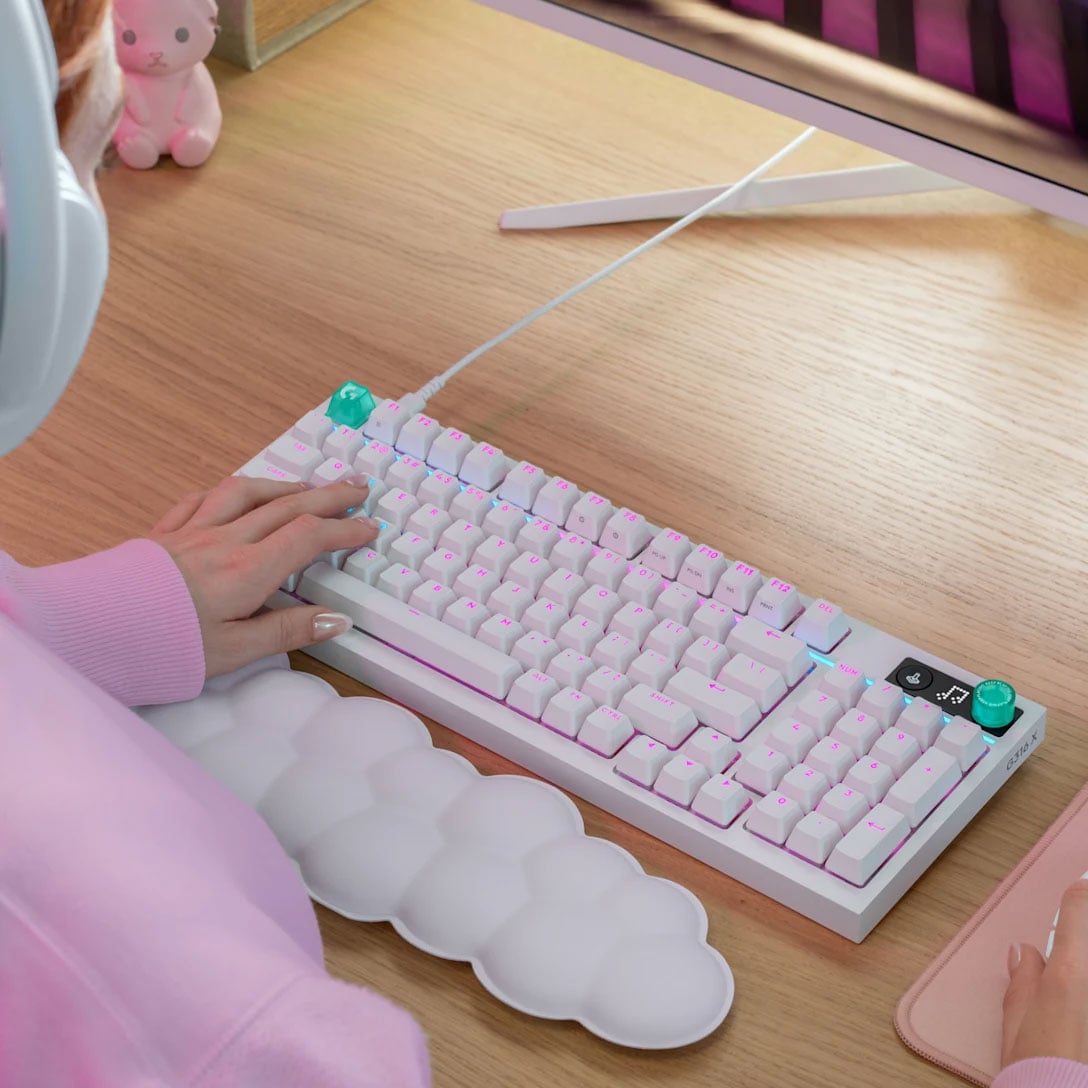 Logitech G316 X 98% Wired Tactile Gaming Keyboard in White - 920-014226 - image 5