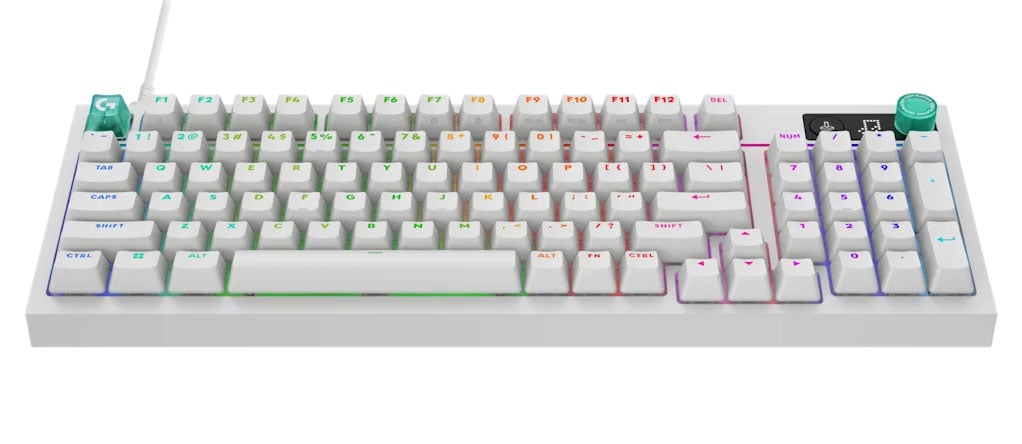 Logitech G316 X 98% Wired Tactile Gaming Keyboard in White - 920-014226 - image 3
