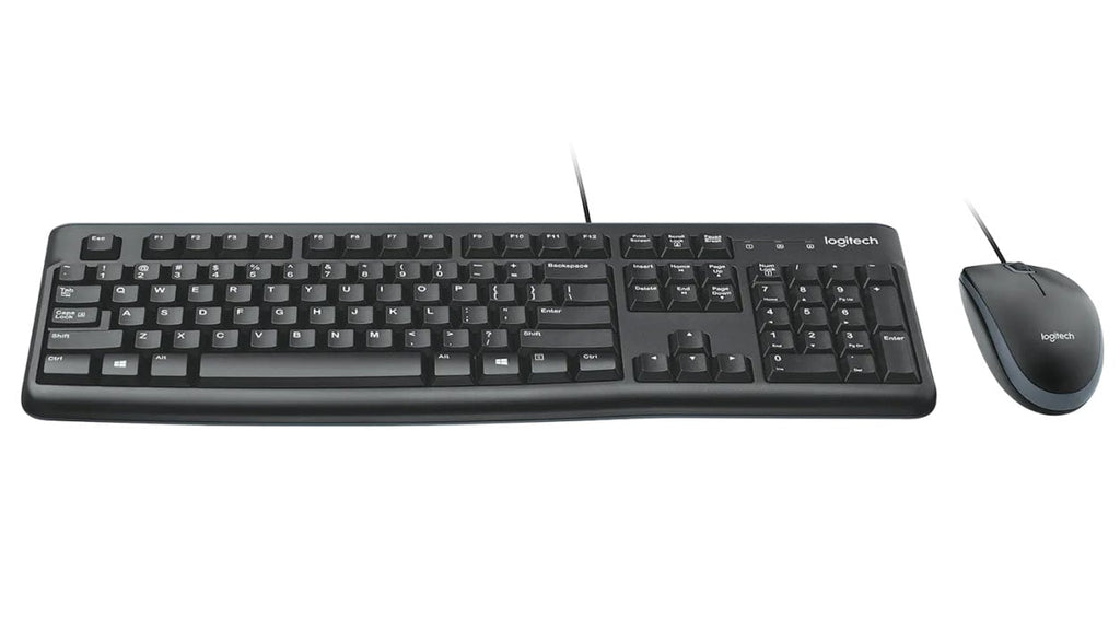 Logitech MK120 Corded Keyboard and Mouse Combo in Black - 920-002565 - image 2
