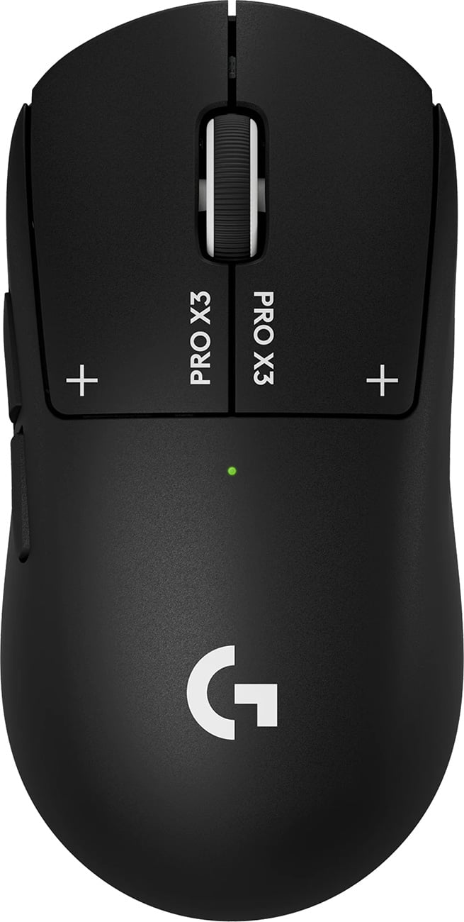 Logitech PRO X3 SUPERSTRIKE LIGHTSPEED Wireless Gaming Mouse in Midnight Black - 910-007876 - image 1
