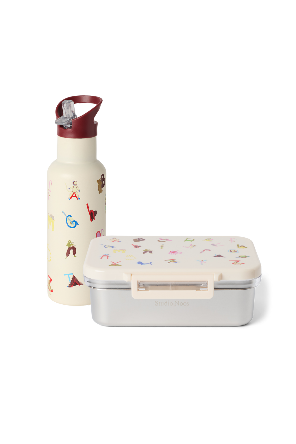 Edelstahl-Lunchset 500 ml | Alphabet