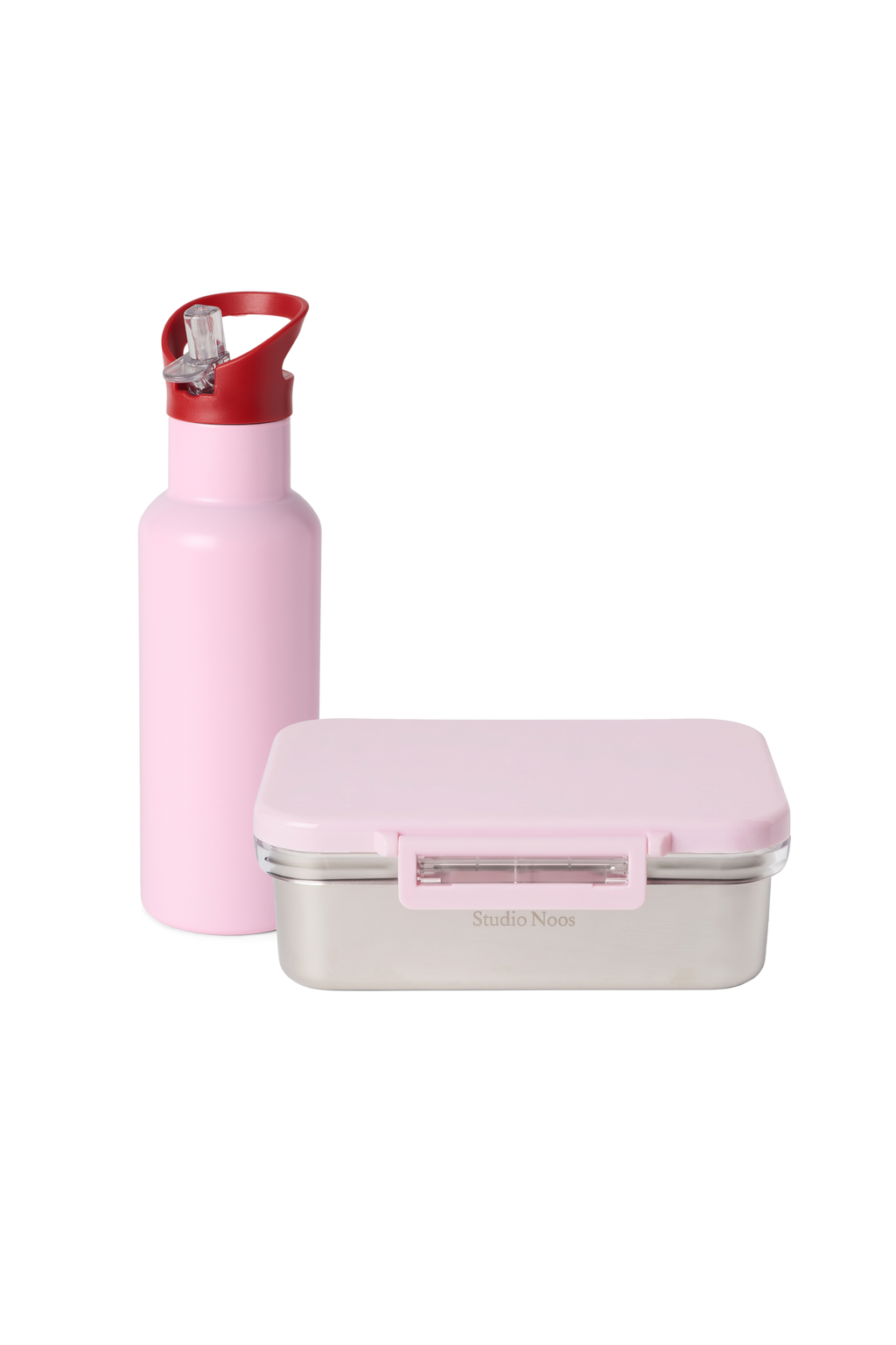 Edelstahl-Brotdosen-Set 500 ml | Soft Pink