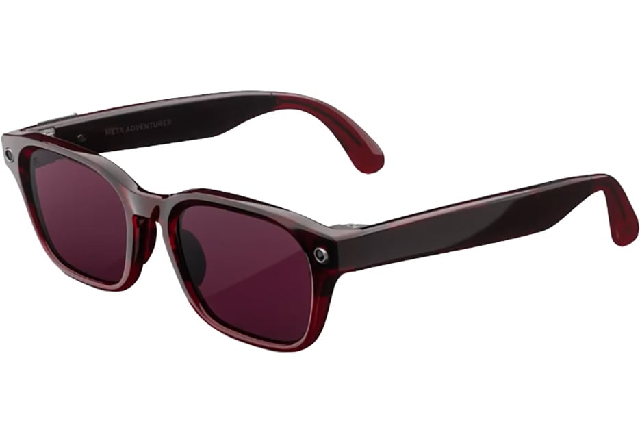 Meta Adventurer Sunglasses 49mm in Merlot with Clear to Ruby Transition Lenses - 0YM000004-3950U1 - image 2