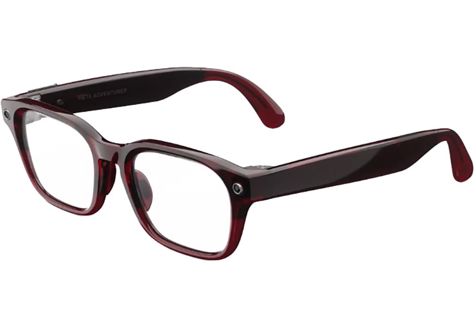 Meta Adventurer Sunglasses 49mm in Merlot with Clear to Ruby Transition Lenses - 0YM000004-3950U1 - image 1