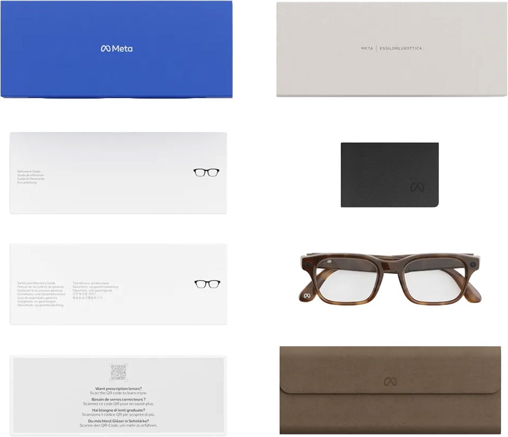 Meta Adventurer Sunglasses 52mm in Classic Tortoise with Clear Lenses - 0YM000004-4450G1-L - image 5