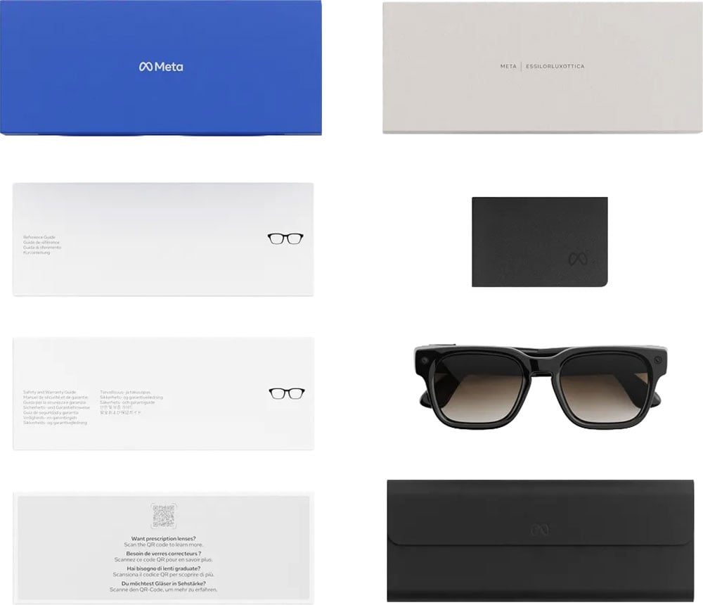 Meta Fury Sunglasses 51mm in Classic Black with Brown Gradient Lenses - 0YM000005-1105D4 - image 5