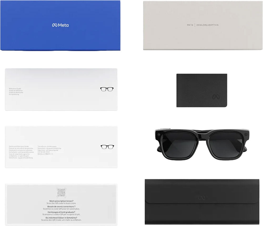 Meta Fury Sunglasses 51mm in Classic Black with Polarized Grey Lenses - 0YM000005-1330M1 - image 6