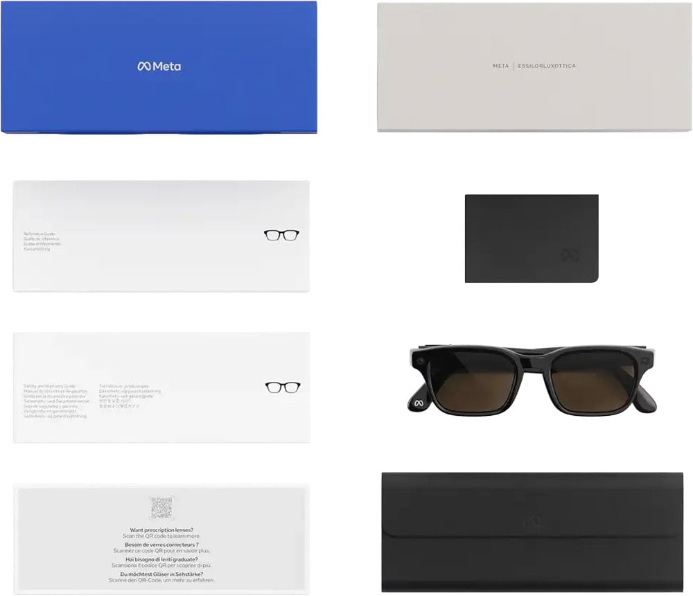 Meta Adventurer Sunglasses 49mm in Classic Black with Brown Lenses - 0YM000004-1105D1 - image 5