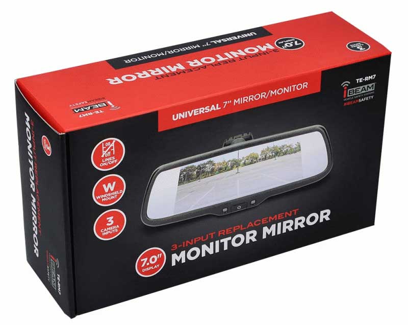 Metra Mirror/Monitor 7-Inch Single View with 3 Inputs - TE-RM7 - image 11