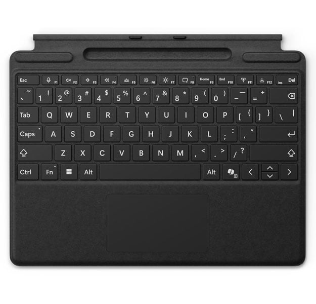 Microsoft Surface Pro Keyboard with Pen Storage and Bold Keyset in Black - 8XA-00191 - image 1